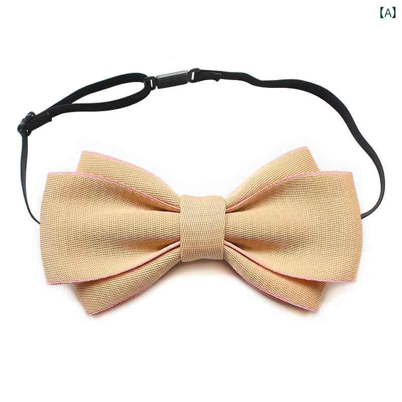 ボウタイ 紳士 メンズ 蝶 ネクタイ 新郎 花婿 付添人 ウェディング ワンポイント オシャレ 裏地混紡 先..