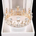 ティアラ クラウン ブライダル パーティー レディース レディース 韓国 ラウンド 花嫁 結婚式 ウェディング ゴージャス エレガント セレモニー プリンセス ...