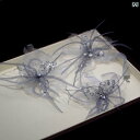 アクセサリー 髪飾り レディース ジュエリー セット 韓国 花嫁 ドレス パーティー フェザーエッジ クリップ ヘッドバンド ネックレス カプレット ヘアアクセ...