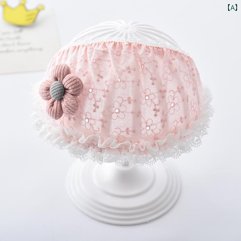 新生児 帽子 ヘッドバンド ベビー ハット 夏 薄手 部分 バルブ キャップ 頭部保護 かわいい おしゃれ