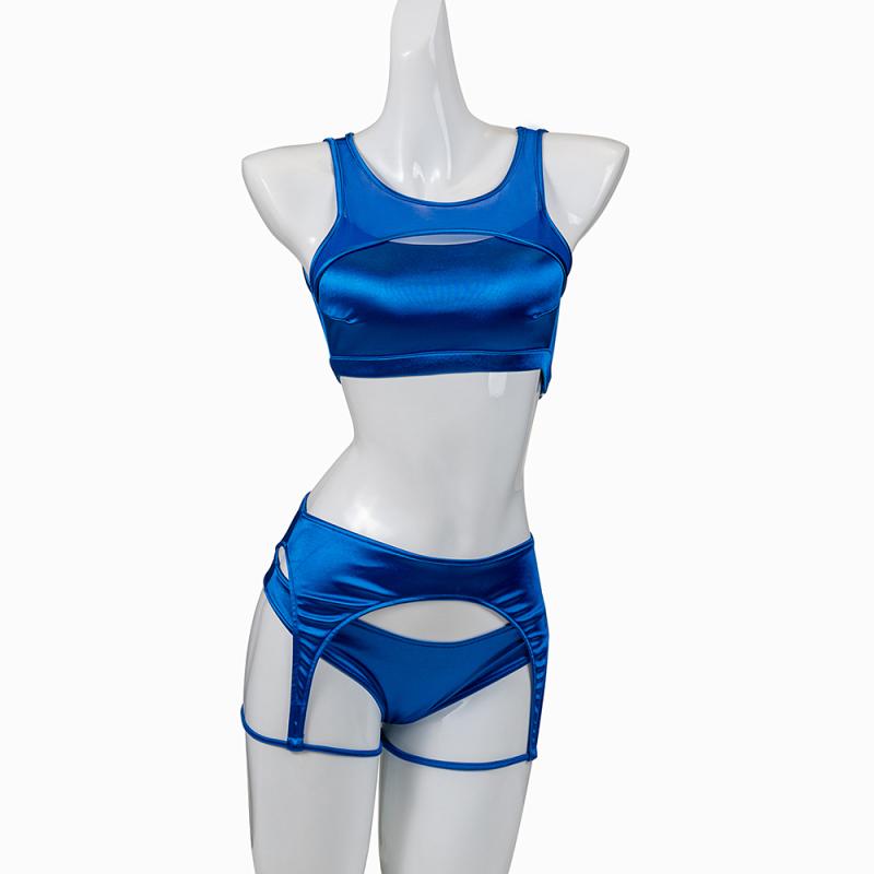 ポールダンス 衣装 3点 スーツ スポーツ セパレート バックレス 魅惑 ダンス ステージ 服 フィットネス パフォーマンス スポーツ ダンス セクシー カラフル