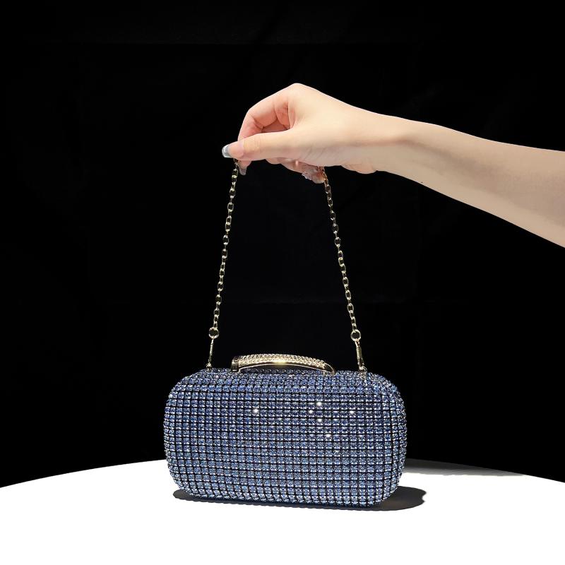 パーティー バッグ レディース チャイナ風 かわいい おしゃれ エレガント ドレス スモール クラッチ ブルー ディナー バッグ クラッチバッグ