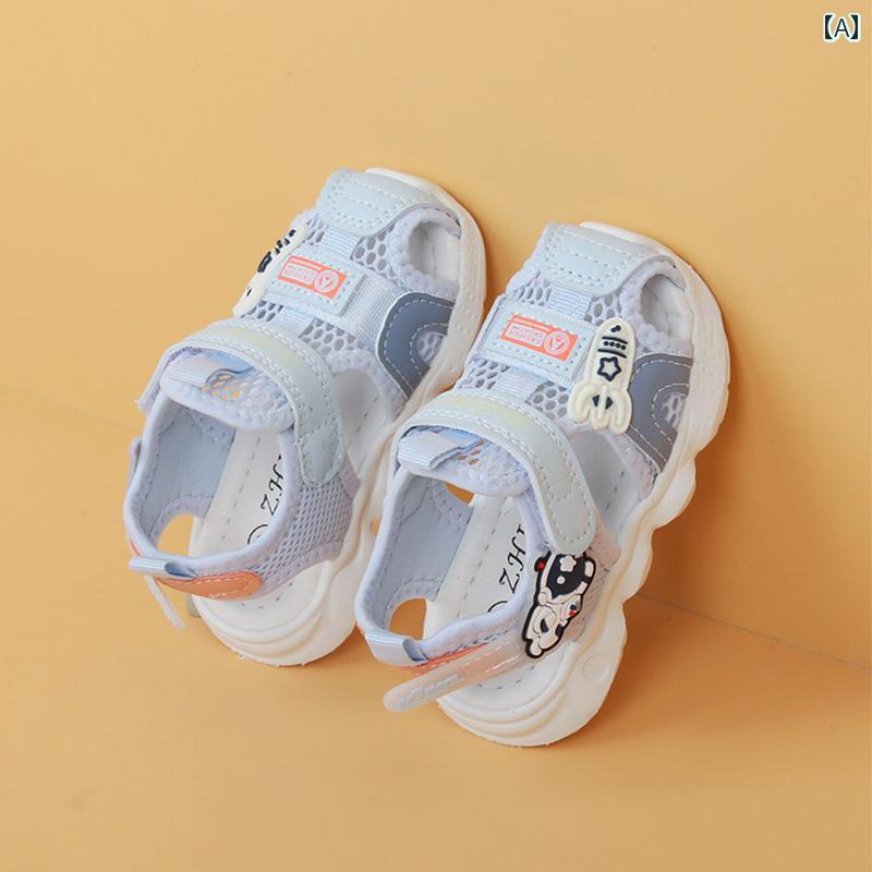 ベビー キッズ シューズ 靴 女の子 男の子 夏 サンダル 赤ちゃん 快適 軽量 涼しい ソフトソール 幼児 子供 通気性