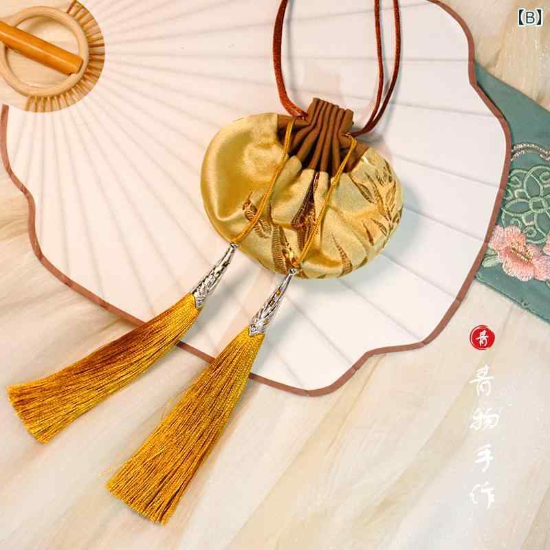 匂い袋 サシェ アロマ エレガント レトロ 竹の葉 刺繍 タッセル ボックスポータブル ホリデー よもぎの香り プレゼント アクセサリー 小物