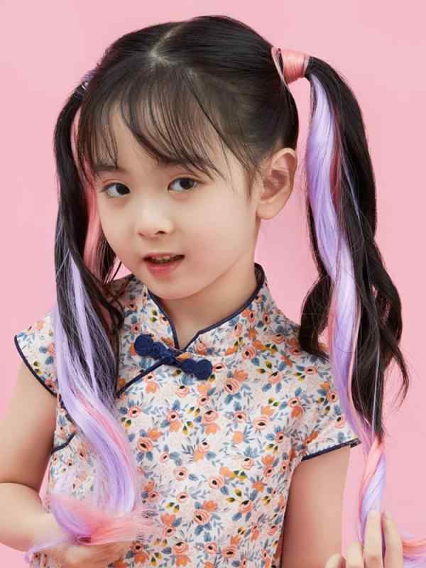 レディース ウィッグ ワンタッチ おしゃれ 子供 ウィッグ ヘアアクセサリー ライト カラーウィッグ ワンピース シームレス 女の子 ヘアエクステンション グラデーション ヘアパッチ