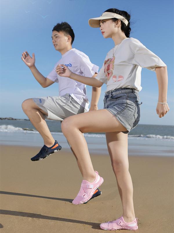 レディース 厚底 渓流靴 速乾 滑り止め アウトドア ハイキング 釣り 海 ウェーディングシューズ 水泳 ドリフト ビーチ シューズ(4)