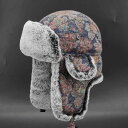 レディース 冬 パイロット帽 ロシア 帽子 耳保護 クール スキー 帽子 屋外 綿 帽子 韓国