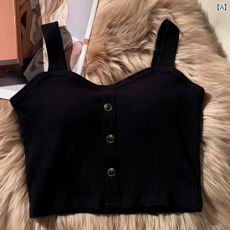 キャミソール ノースリーブ ショート丈 ニット 夏 タイトフィット スリム モダン カジュアルセクシー 魅惑 ナイトアウト 野外フェス レディース トップス