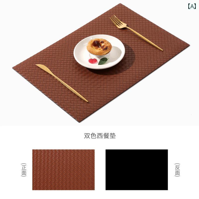 ランチョンマット プレースマット おしゃれ テーブルナプキン テーット 食器 カトラリー 防水 断熱 エレガント 生活雑貨