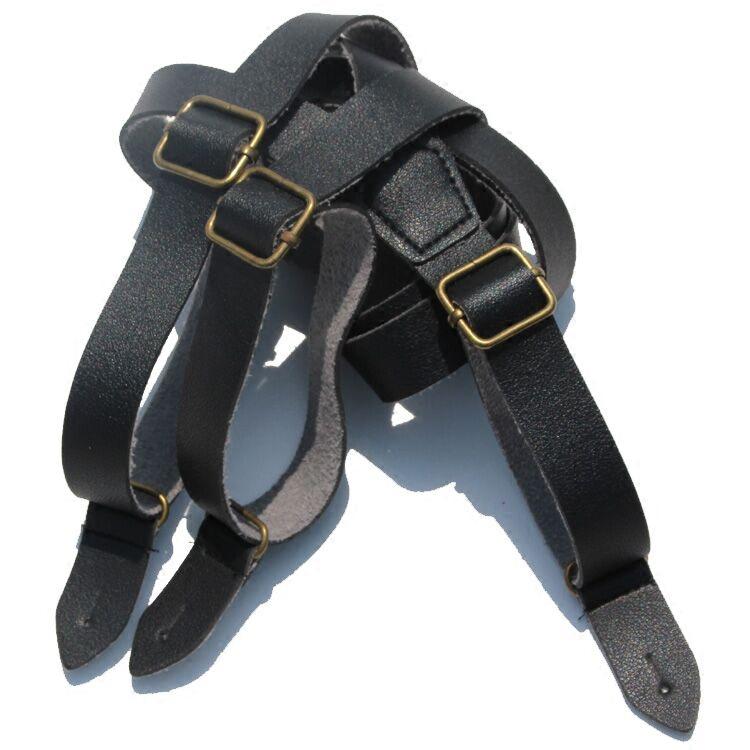 Pu レザー ボタン 韓国 英国 メンズ ユニセックス パンツ ズボン ベルト ショルダーストラップ シンプル アクセサリー