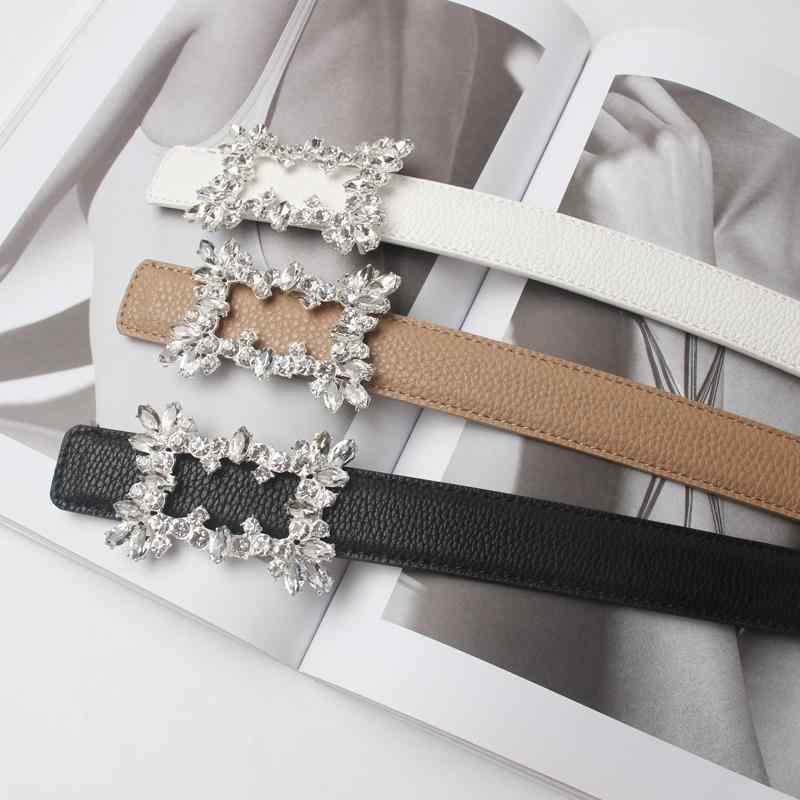 ベルト ライン ストーン シングル ループ レディース ファッション アクセサリー ベルト オールシーズン ウエスト バンド