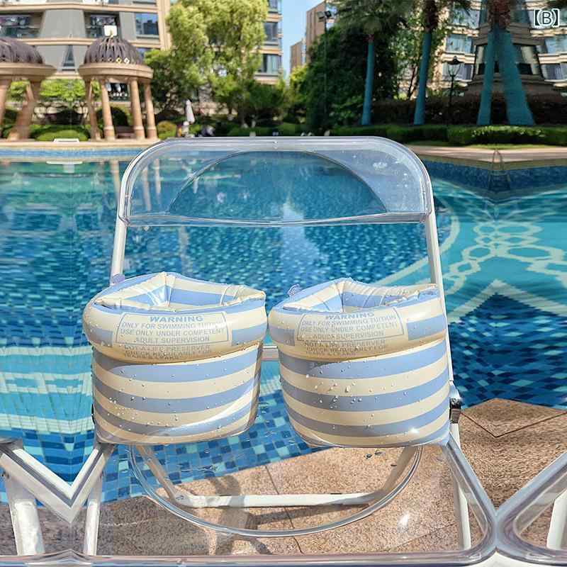 セキュアデポの浮き輪 プール ビーチ 水遊び アームリング 厚手 インフレータブル ウォーター スリーブ 大人 子供用 ユニバーサル 水泳 用品 リング｜アングル2