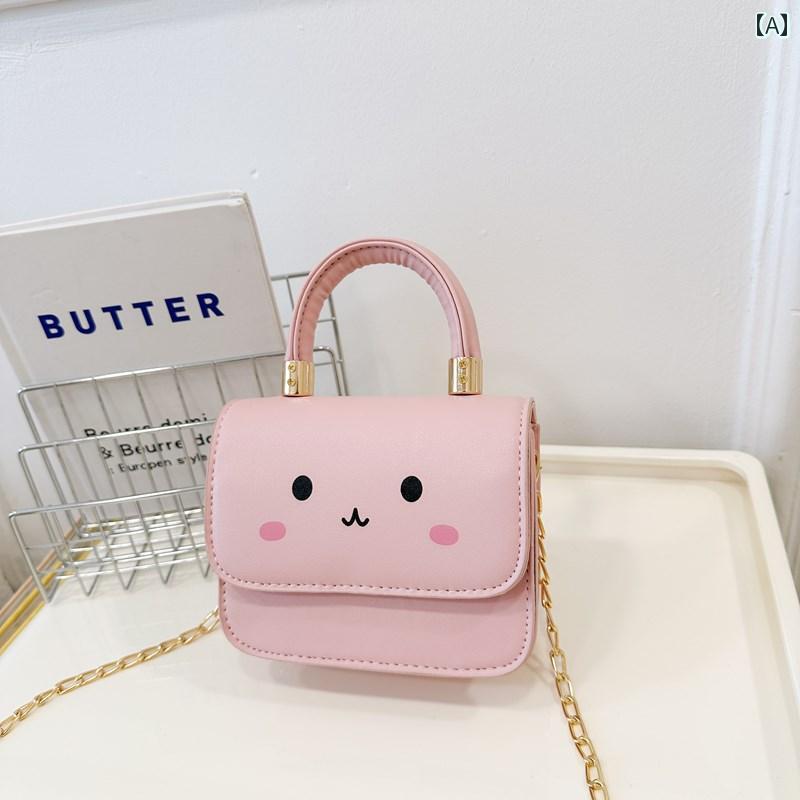 子供バッグ ショルダーバッグ 斜めがけカバン 小物ポーチ ミニサイズ 女の子 キッズ おしゃれ ワンポイ..