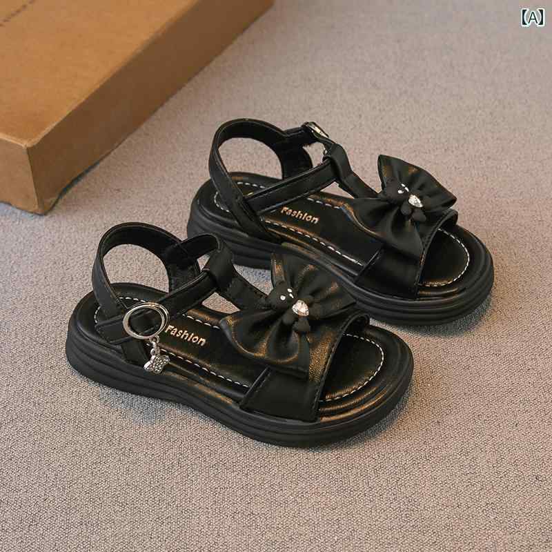 夏 サンダル キッズ 女の子 子供 靴 小さい プリンセス シューズ ソフト ソール ビーチ 中大