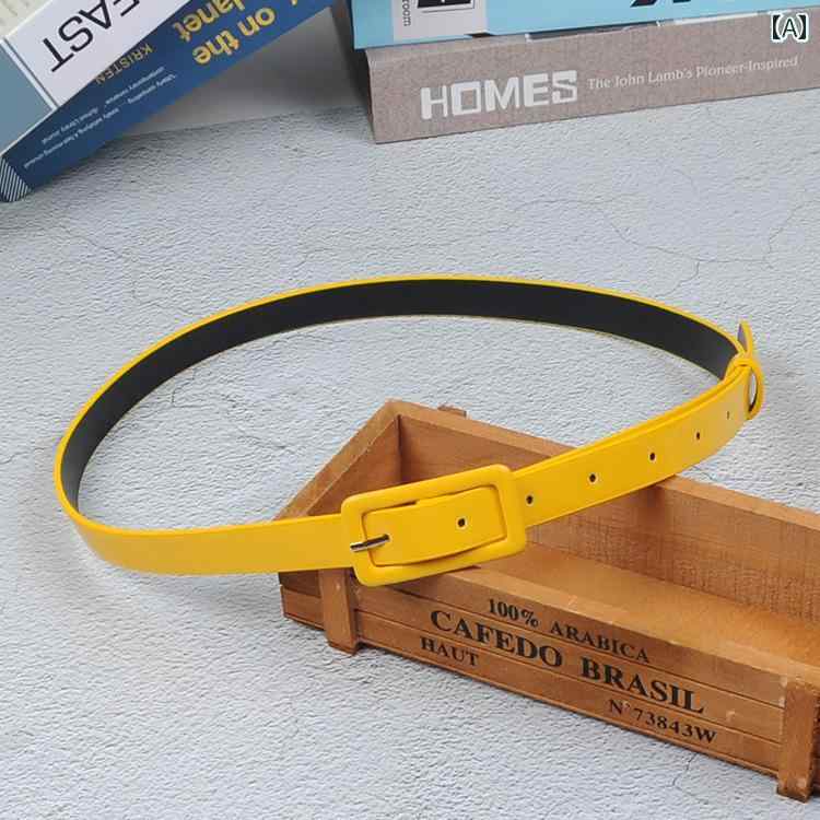 レディース ベルト シンプル 装飾 細 韓国 ファッション小物 アクセサリー アップ効果 細見え 上品 レジャー イベント フェス デート 普段使い使い 快適アイテム