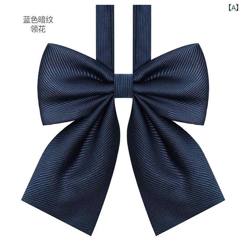 リボン ネクタイ レディース おしゃれ かわいい 学生 制服 カレッジ 花 襟 ストリーマー ポリエステル 韓国 ファッション