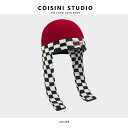 帽子 韓国 フライング レディース 秋冬 耳保護 刺繍 ウール レトロ ニット