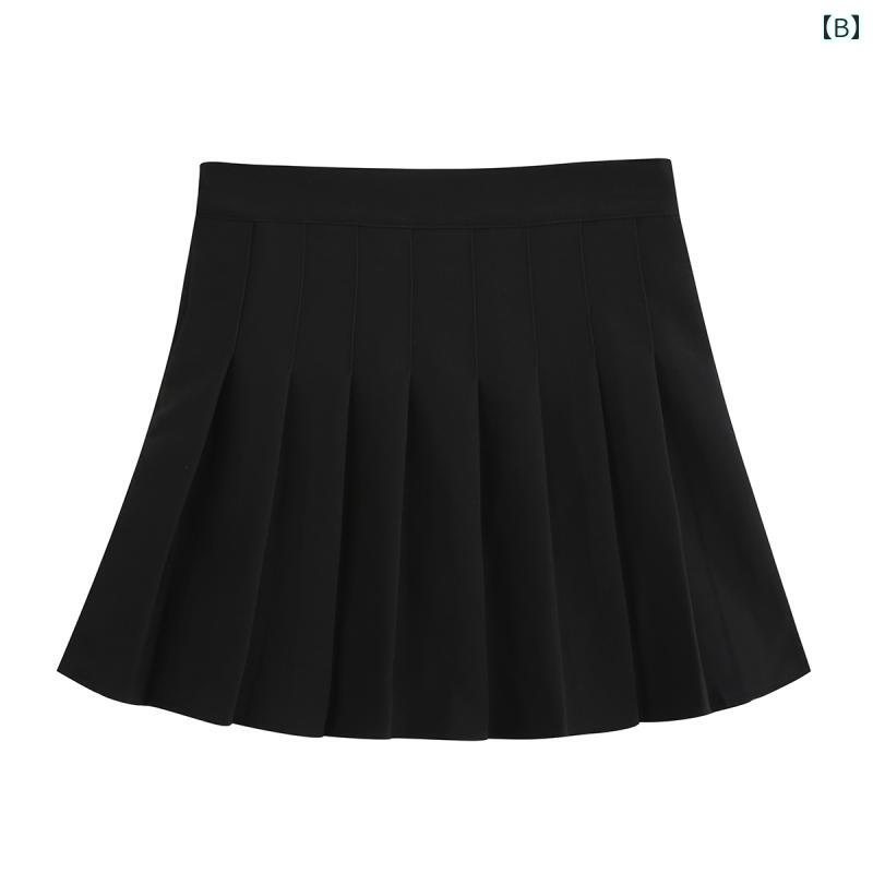セキュアデポのネクタイ ブルー ストライプ シャツ レディース 夏 半袖 トップス プリーツ スカート 制服風 スタイリッシュ シック おしゃれ 大人かわいい｜アングル2