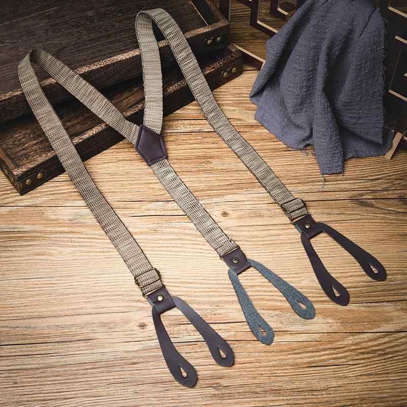 サスペンダー 英国 レトロ 滑りにくい カジュアル ユニセックス メンズ パンツ ズボン 幅25cm長さ120cm シンプル PU ショルダーストラップ ベルト