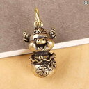 レトロ 車 キーホルダー ペンダント キーアクセサリー キーチェーン ストラップ メンズ レディース兼 チャイナテイスト 装飾品 真鍮