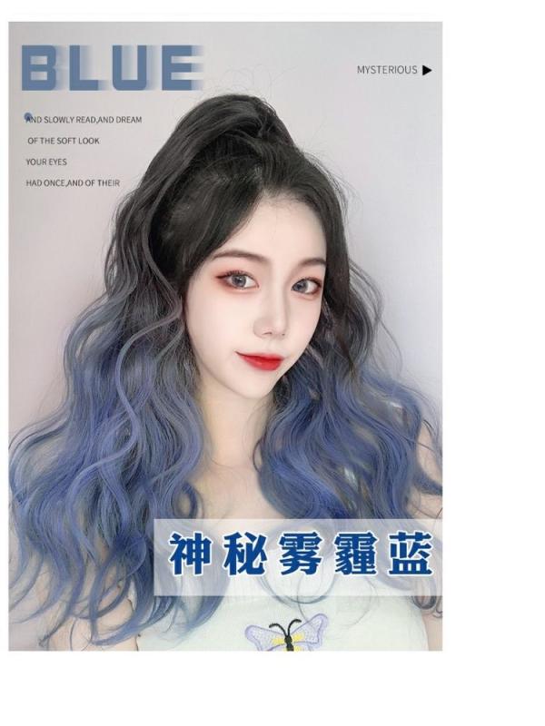 レディース ウィッグ おしゃれ ウィッグ ポニーテール レディース ハイライト グラデーション ヘイズ ..