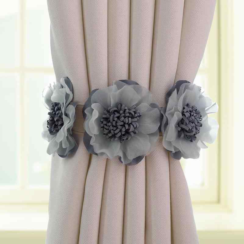 カーテン ストラップ ロープ 調節可能 軽量 ガーゼ ベルト バックル リング アクセサリー ヨーロッパ ..