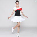レディース 夏 スクエアダンス 服 スーツ 楊 立 平 ダンス ゴースト ステップ 女性 シャッフルダンス スポーツ フィットネス