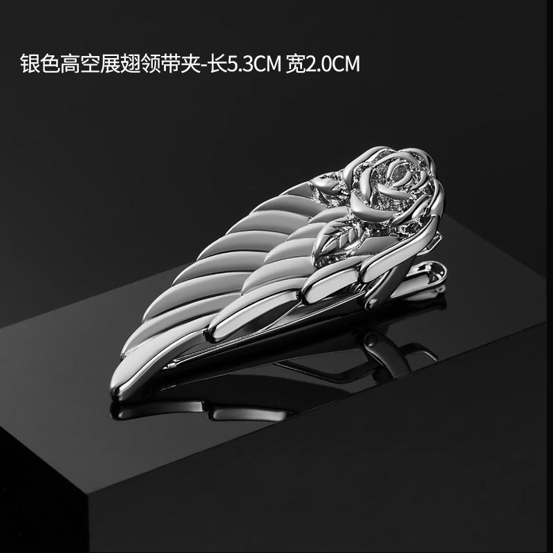 ネクタイピン クリップ メンズ シルバー 羽 ビジネス シンプル カジュアル レディース ユニセックス ピ..