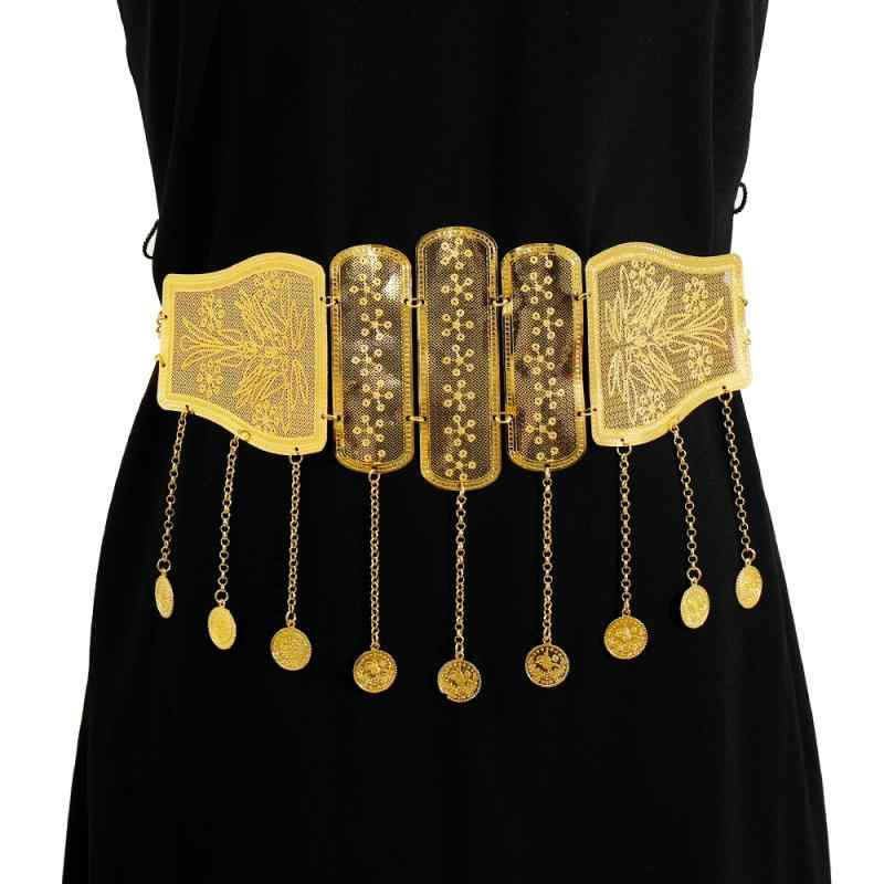 ウエスト チェーン ベルト アクセサリー レトロ エスニック 韓服 タッセル コイン 彫刻 ウエスト チェーン インド ジュエリー