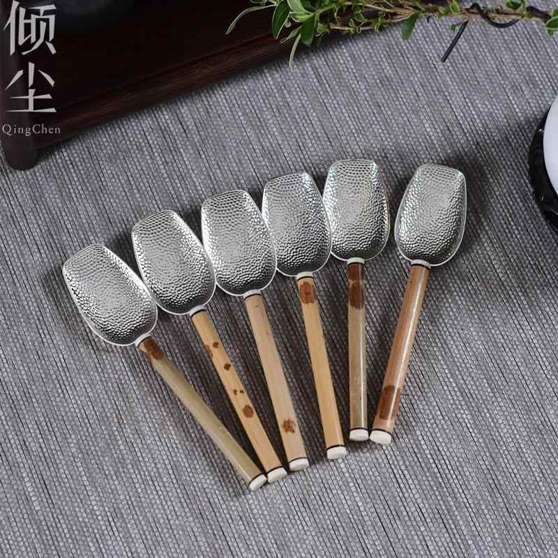 茶道具 ティースプーン 茶さじ シャベル 食器 雑貨 小物 装飾品 配膳品 道具 レトロ