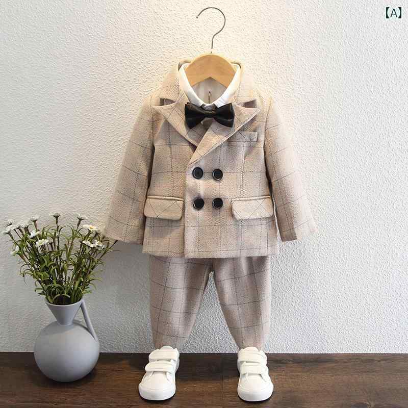 子供服 男の子 スーツ パーティー 発表会 衣装 お呼ばれ 入学式 卒業式 結婚式 セレモニー 春秋 おしゃれ スタイリッシュ キッズ