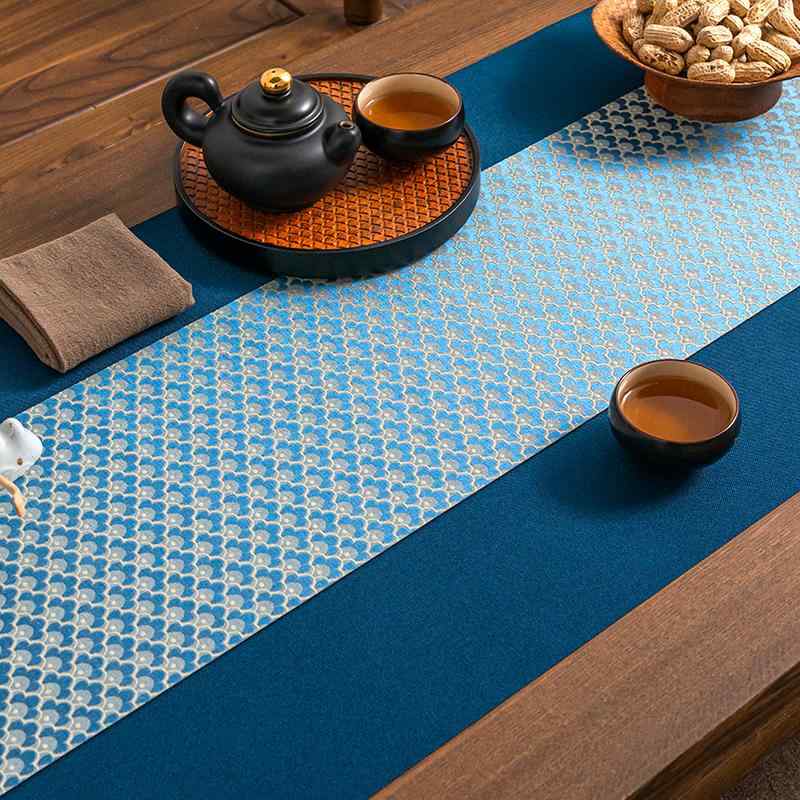 テーブルランナー レトロ テーブルクロス テーット ティーマット 中国風 伝統 防水 滑りにくい 断熱パッド おしゃれ