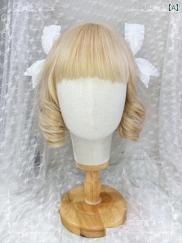 カチューシャ ヘアピン リボン ヘアアクセサリー 激かわいい コスプレ ロリータ ゴスロリ 地雷 甘ロリ JK レディース ファッションアイテム