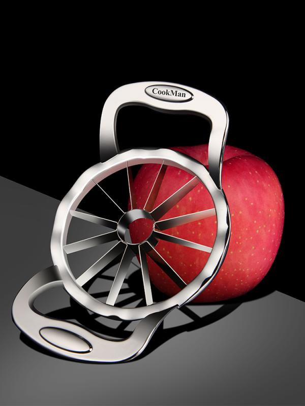 304ステンレス リンゴ フルーツ 切断 多 芯抜き機 柄 スライス ダイシング ディバイダー リンゴカット カッター キッチン