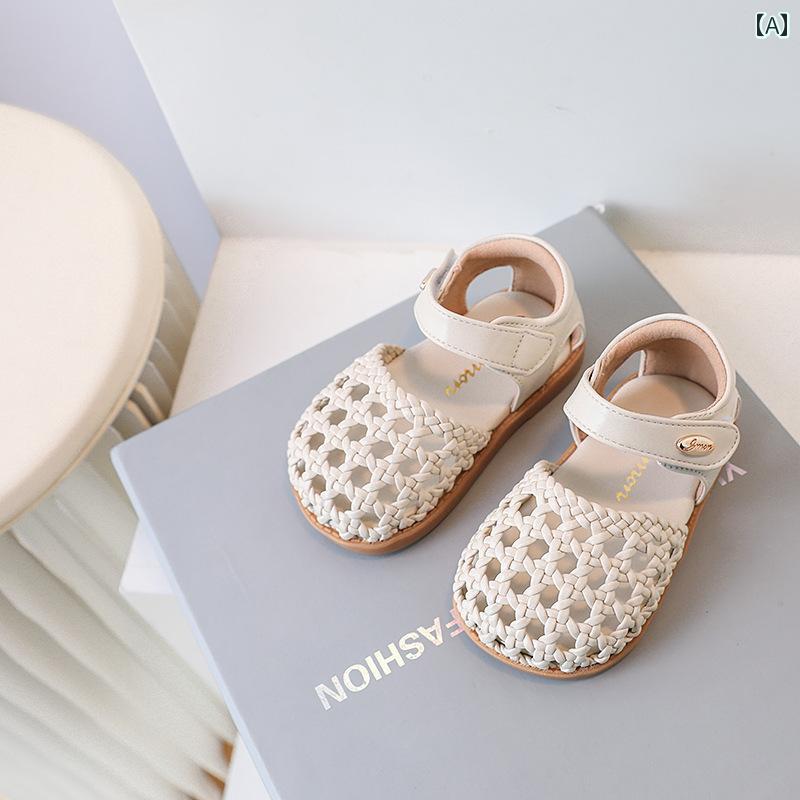 ベビー キッズ シューズ 夏 サンダル 夏 女の子 幼児 ソフトソール 滑りにくい ソフトレザー プリンセス 靴 子供