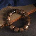 数珠 念珠 中国風 アクセサリー 装飾品 メンズ カリマンタン 沈香 ブレスレット ローズウッド 蜂蜜 油 レトロ 油 樽 ビーズ ロザリオ ビーズ シングル ...