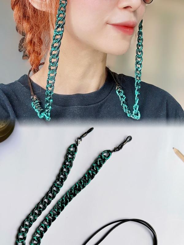 メガネチェーン マスク メガネ ストラップ アクセサリー イヤホンチェーン おしゃれ カジュアル 個性 ..