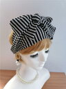 レディース おしゃれ帽子 ターバン ストライプ ストレッチ テール ヘアバンド ヘッドバンド 多 ツイスト りぼん ヘアバンド