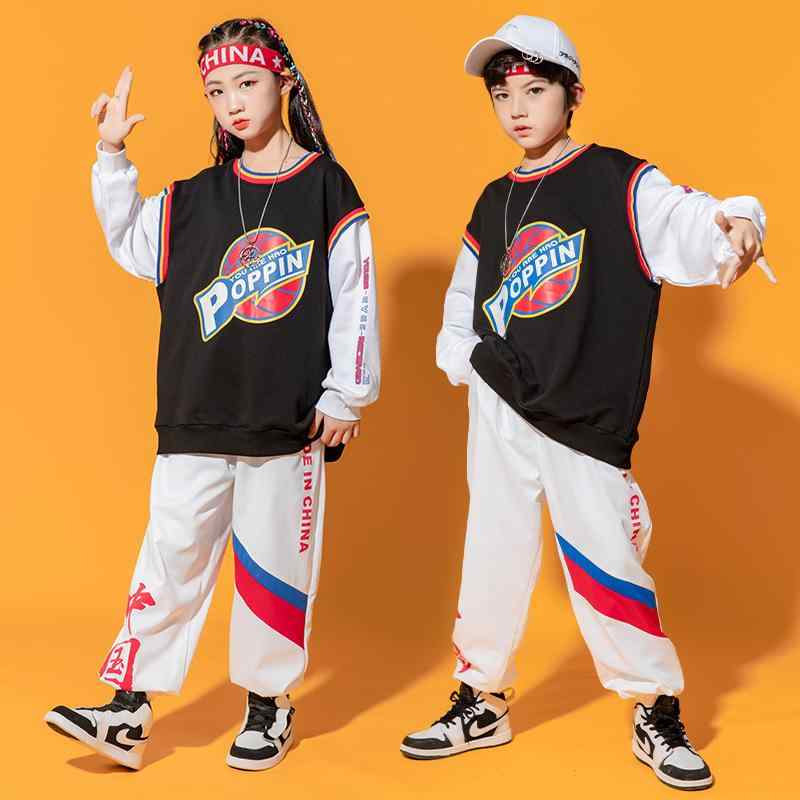子供服 女の子 男の子 Tシャツ スウェットパンツ 秋 コスチューム バンド ダンス ...