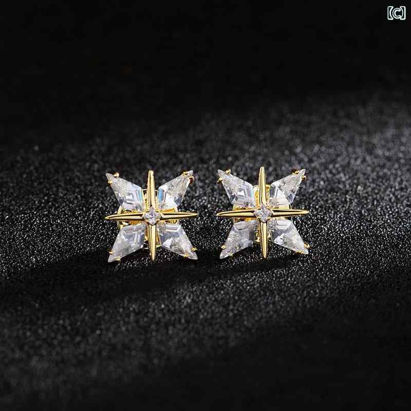 セキュアデポのメンズ アクセサリー ブローチ おしゃれ スーツ ジルコン クロス コサージュ ハイエンド ビジネス カラー ピン サマー シャツ ネック ライン 装飾 襟 ボタン 花｜アングル3