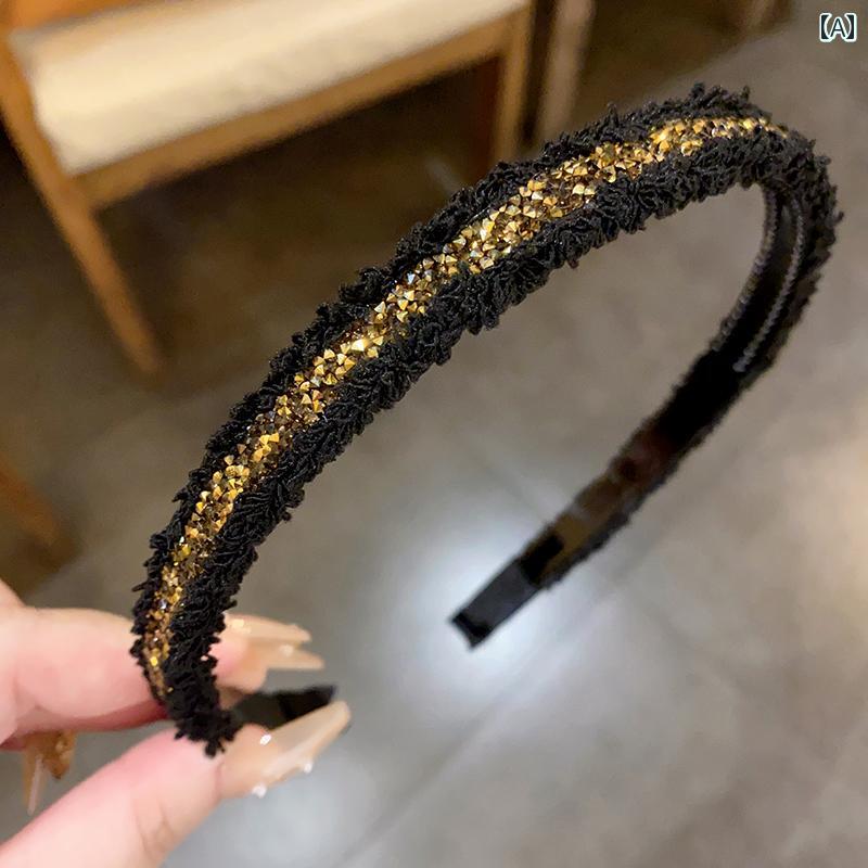 レディース ヘアアクセサリー 髪飾り 大人 フェミニン カチューシャ ヘッドバンド ...
