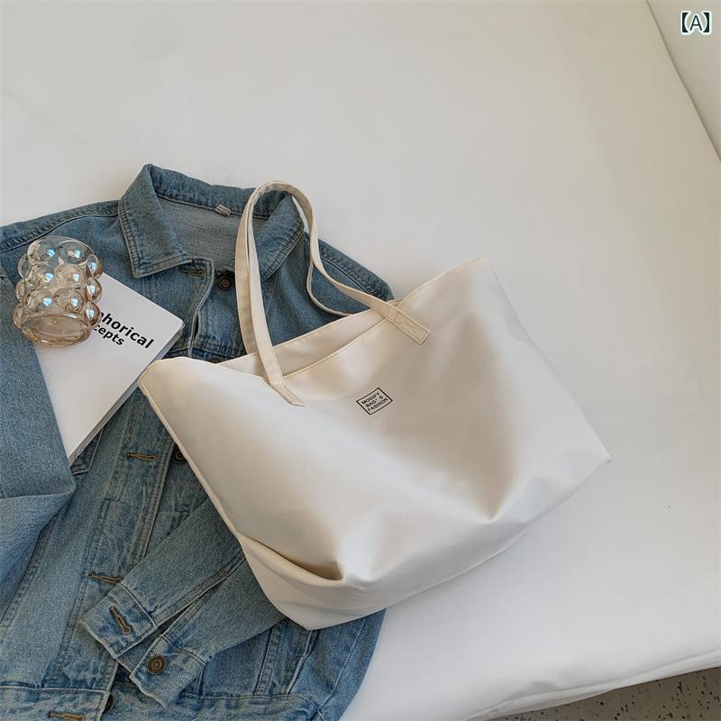 レディース バッグ ハイエンド 大容量 ファッション ハンドヘルド トートバッグ ナイロン 布 ショルダーバッグ