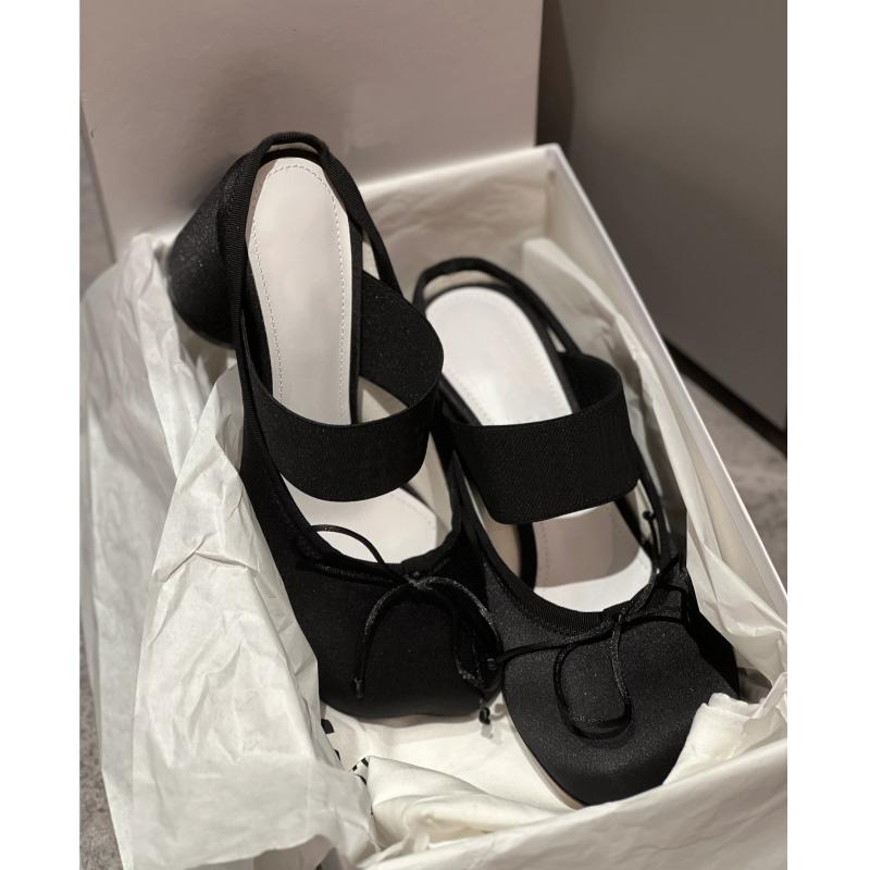 レディース カジュアル サンダル 歩きやすい 履きやすい 太いかか ボウタイ トゥトゥ シューズ 女性用 バレエ ハイヒール 空 バック シングル ハーフ カバー スリッパ アウトドア