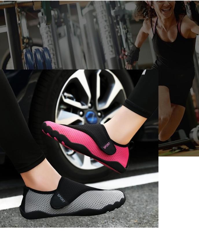 ヨガ ピラティス シューズ 屋内 スポーツ 静か ソフトソール 衝撃吸収 ランニング 縄跳び 家庭 サイレントフロア レジャー 紐し トレーニング カジュアル