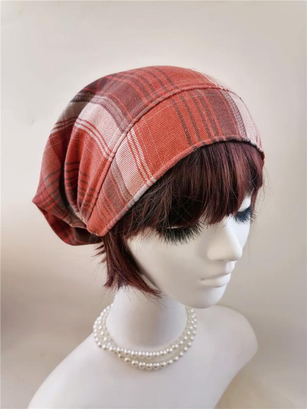 レディース ヘッドバンド エスニック ターバン 帽子 ヘアアクセサリー アフリカン 装飾品 チェック ストレッチ性 ヘアバンド 大きめサイズ