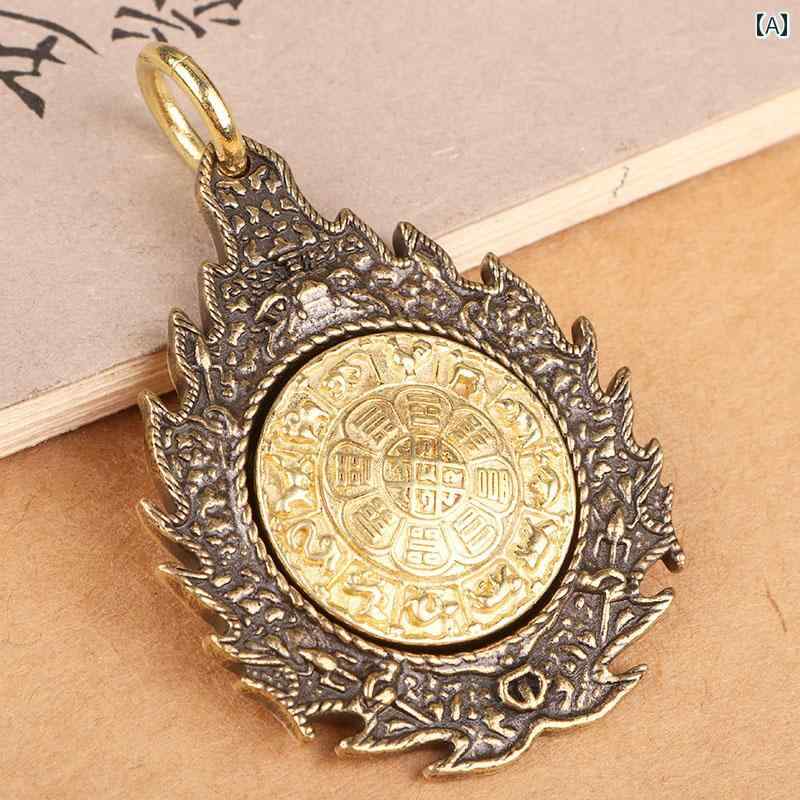 レトロ 車 キーホルダー ペンダント キーアクセサリー キーチェーン ストラップ メンズ レディース兼 チャイナテイスト 装飾品 真鍮