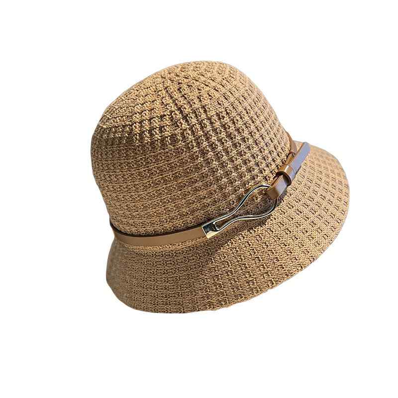 帽子 ハット ユニセックス メンズ レディース おしゃれ ベルト メタル バックル フィッシャーマンハット 春夏 薄手 通気性 日よけ レジャー