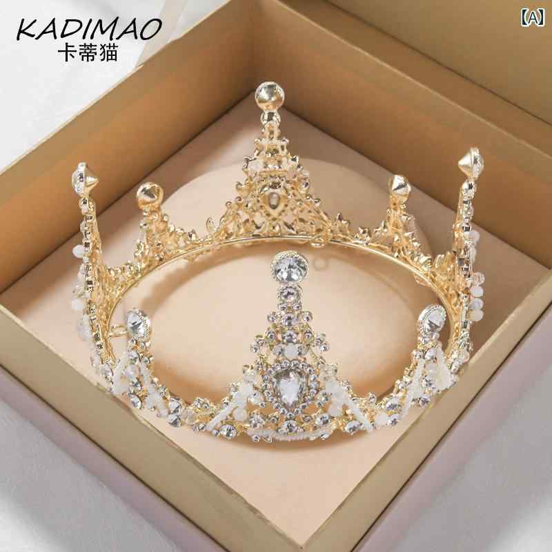 韓国 子供 キッズアクセサリー ヘアアクセサリー 王冠 クラウン ティアラ プリンセ...