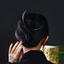 ヘアアクセサリー かんざし ヘアピン 木 頭 半月形 手工 髪飾り 髪留め 大人式 母の日 ギフト レトロ おしゃれ 簪 レトロ レディース シンプル クラシカ...