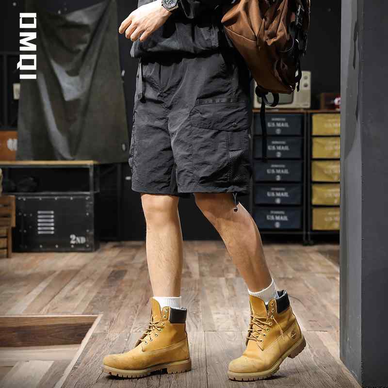 ハーフパンツ メンズ 夏 アメリカン マウンテン アウトドア 速乾 カーゴ ワーク 作業着 ショート パンツ ミディアム パンツ ひんやり 涼しい 快適 5分丈パンツ アメリカンカジュアル